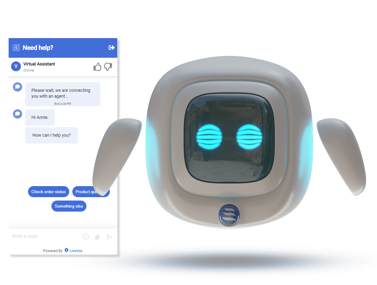 LiveVox Products | Contact Center Chatbot