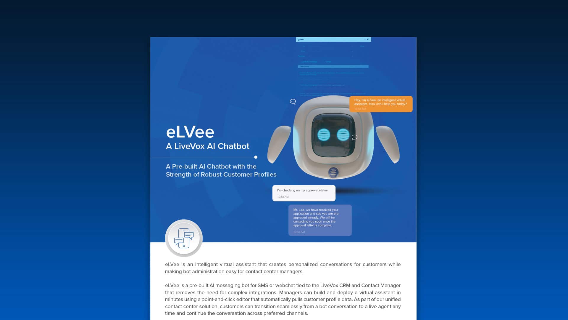 LiveVox [Chatbot / Product Description thumbnail]