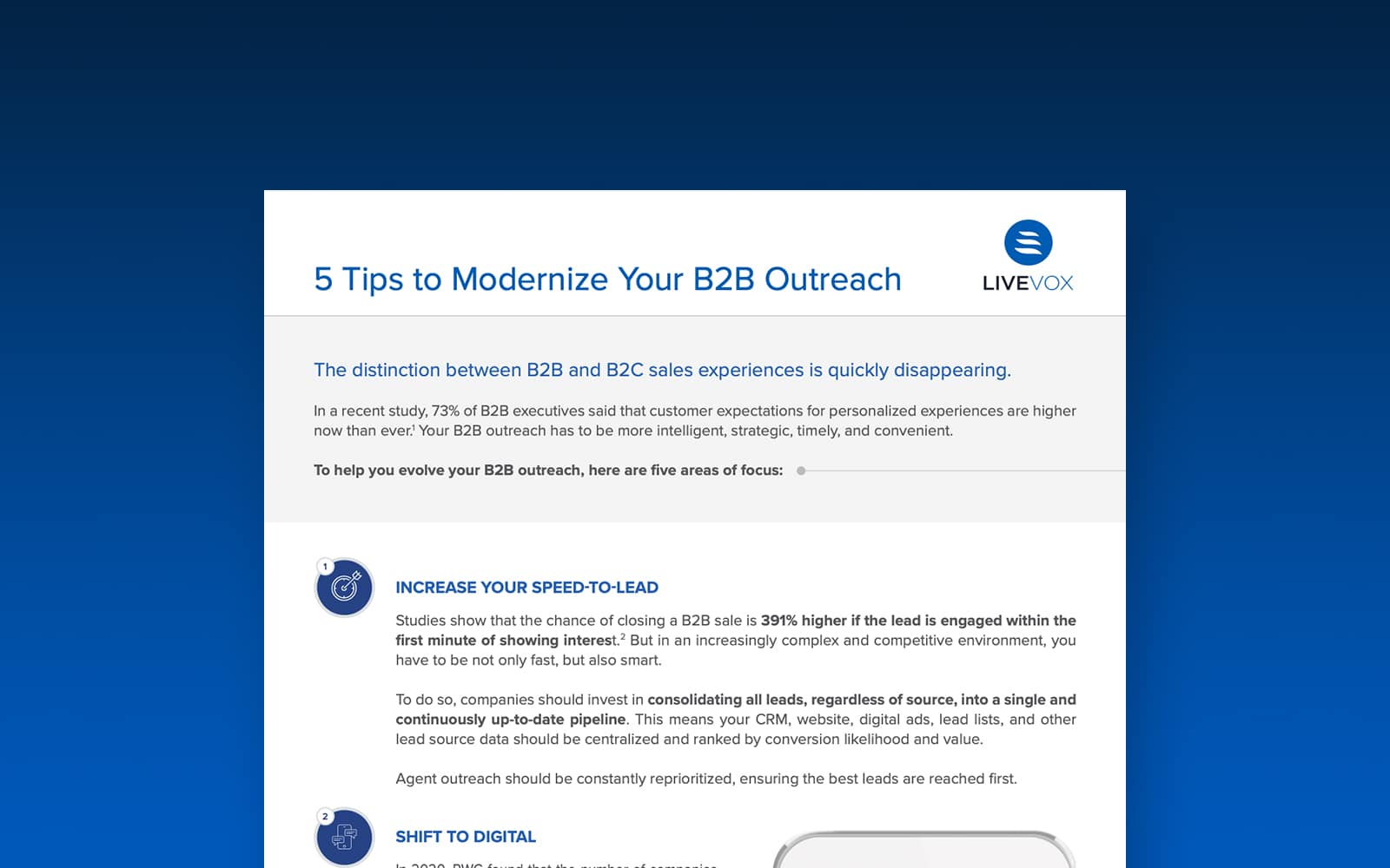 Tip Sheet: 5 Tips to Modernize Your B2B Outreach