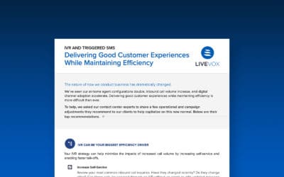 Delivering Good Customer Experiences While Maintaining Efficiency