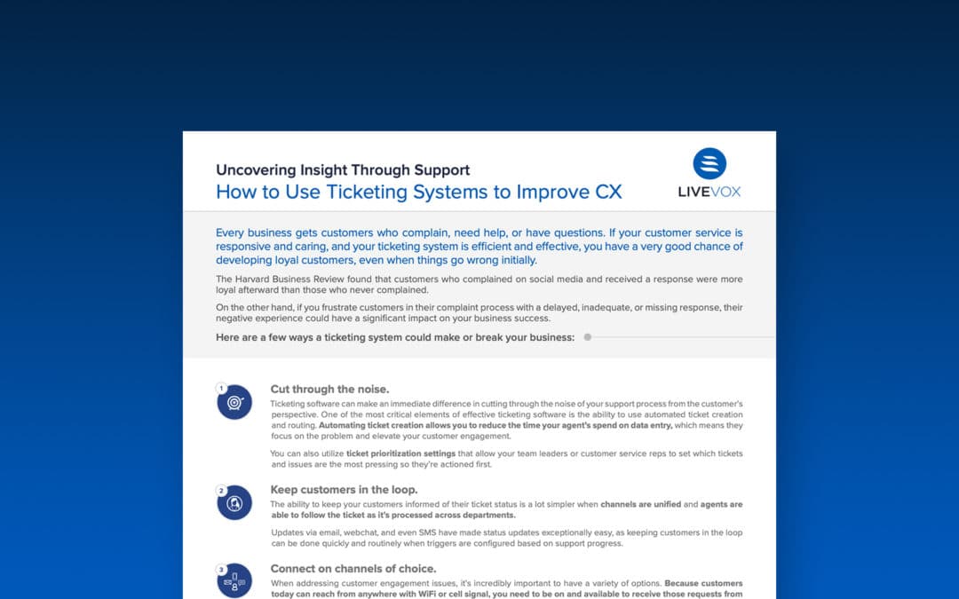 How to Use Ticketing Systems to Improve CX