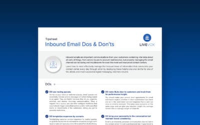 Inbound Email Dos & Don’ts