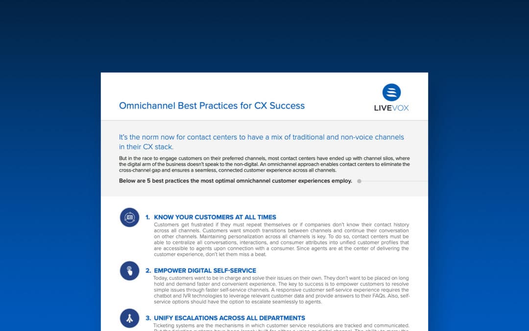 Omnichannel Best Practices for CX Success