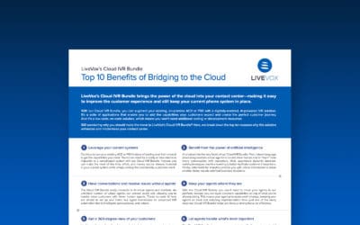 10 Benefits Bridging To Cloud