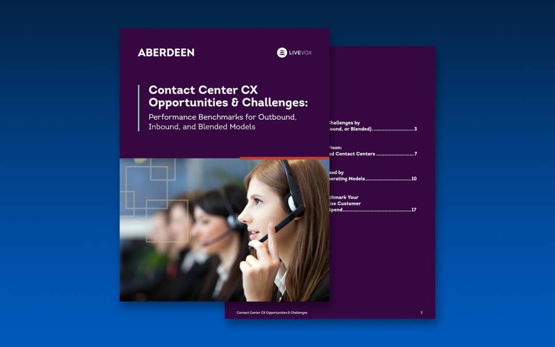 Aberdeen: 2022 Contact Center Benchmarks for Outbound, Inbound, and Blended Models