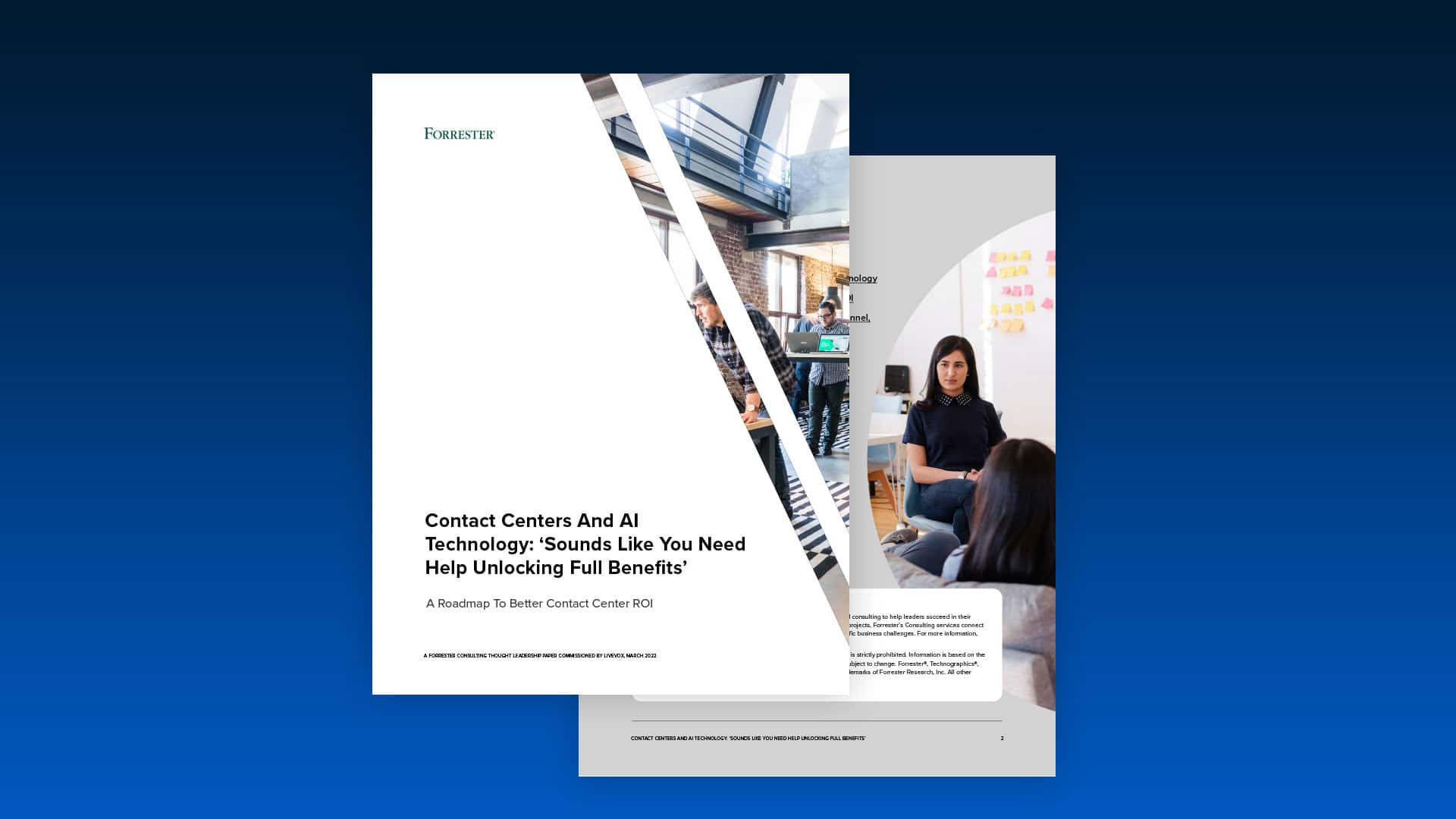 LiveVox [Forrester Study / Contact Centers and AI Technology]