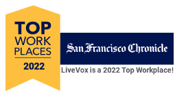 San Francisco Chronicle Names LiveVox a Winner of the Greater Bay Area Top Workplaces 2022 Award