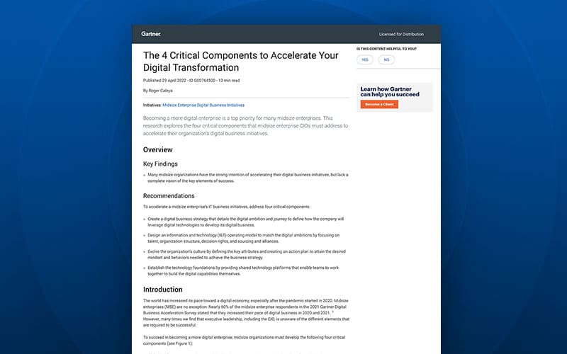 LiveVox [Gartner Report / Accelerate Your Digital Transformation]