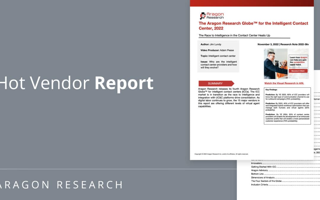 LiveVox Named Innovator by Aragon in 2022 Research Globe™ for Intelligent Contact Centers