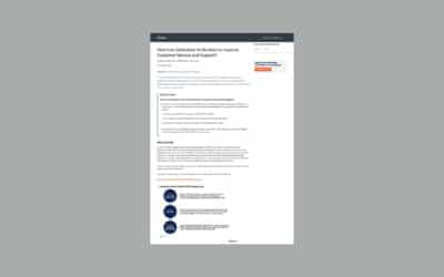 Gartner® Report: How Can Generative AI Be Used to Improve Customer Service and Support?
