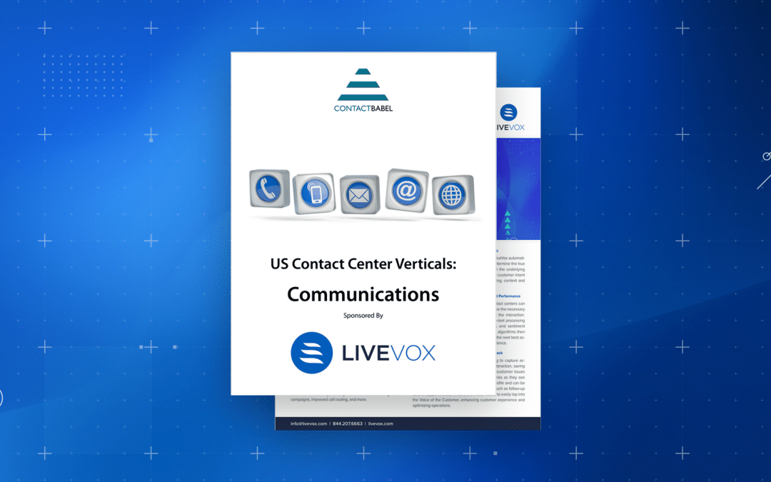 US Contact Center Verticals: Communications